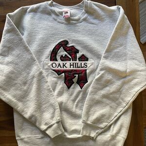 Vintage Oak Hills Heavyweight Plaid Sweatshirt